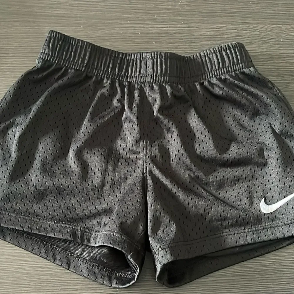 Black Nike athletic shorts